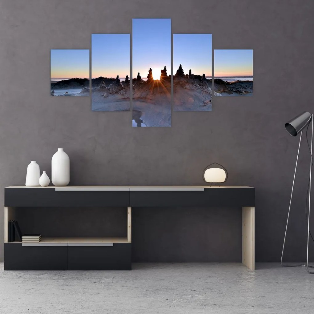 Obraz piaszczystej scenerii (125x70 cm)