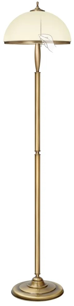 Elegancka lampa stojąca z łańcuszkiem CR-P1DE-L