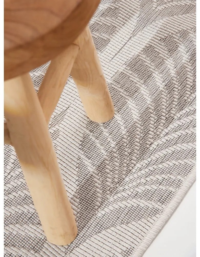 Chodnik odpowiedni na zewnątrz w szaro-śmietankowym kolorze 80x250 cm Duet Liora – NORTHRUGS