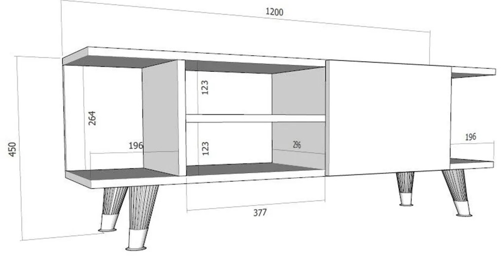 Stolik TV Idil Oak