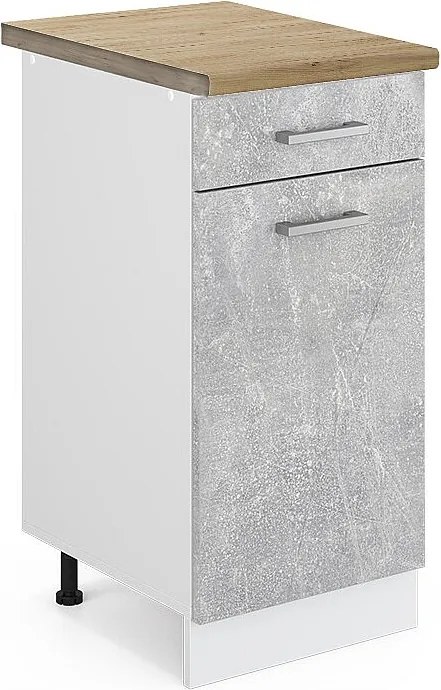 Szafka dolna do kuchni beton 40x60x81.6 r-line