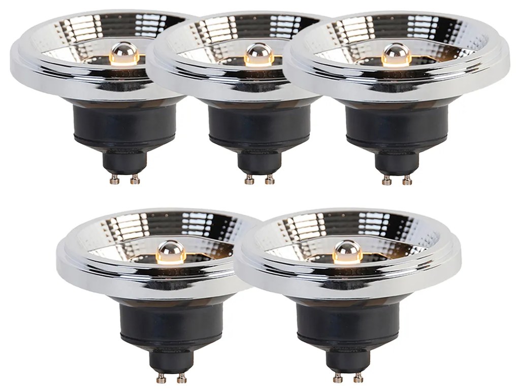 Zestaw 5 żarówek LED GU10 3-stopniowy ściemniacz Dim-to-Warm AR111 11W 620lm 2000-3000K