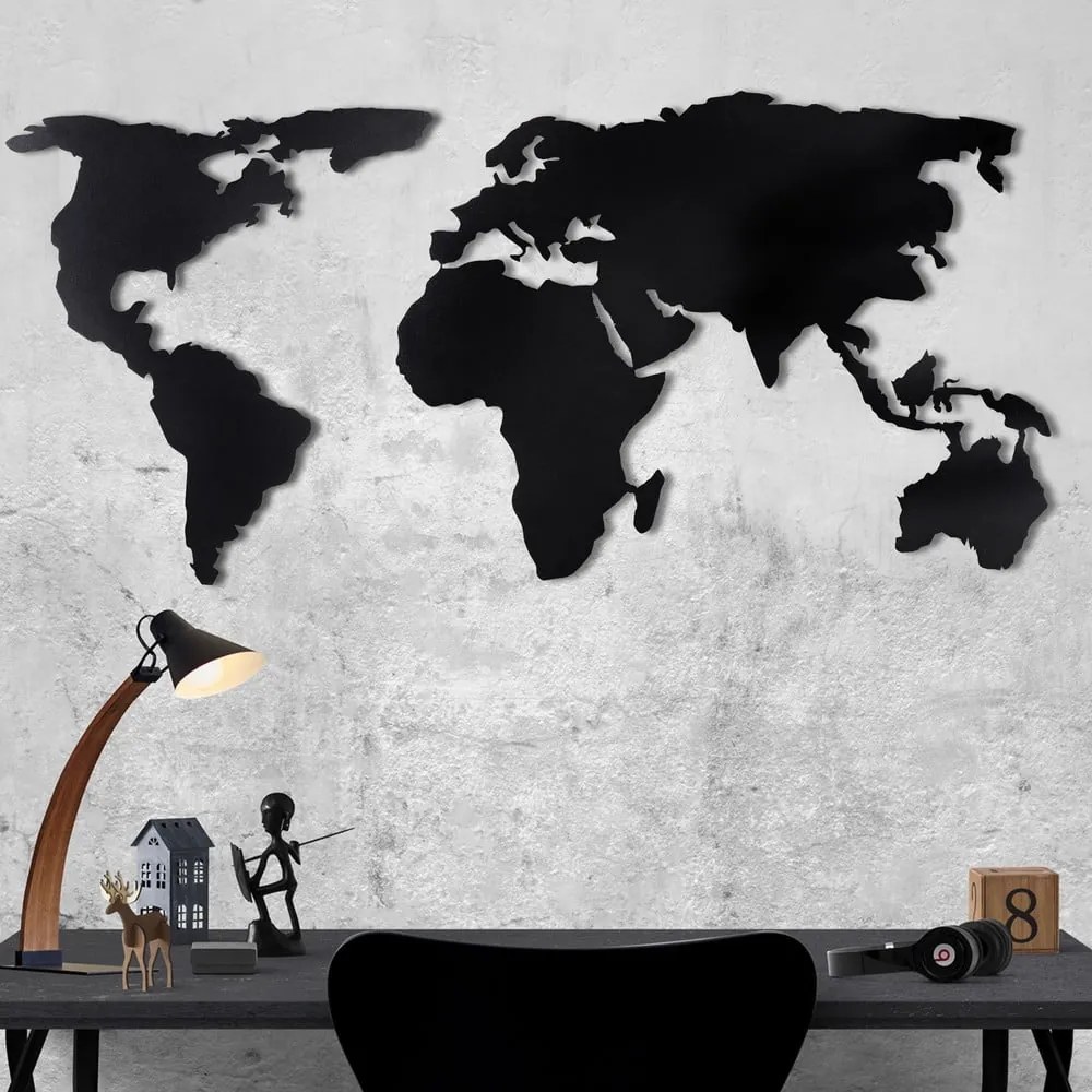 Mapa ścienna 120x60 cm Silhouette – Bystag