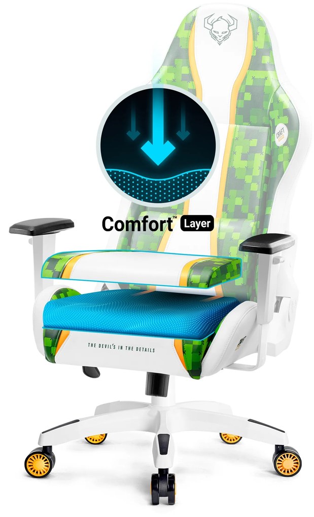 Fotel gamingowy Diablo X-One 2.0 King Size, Craft Edition