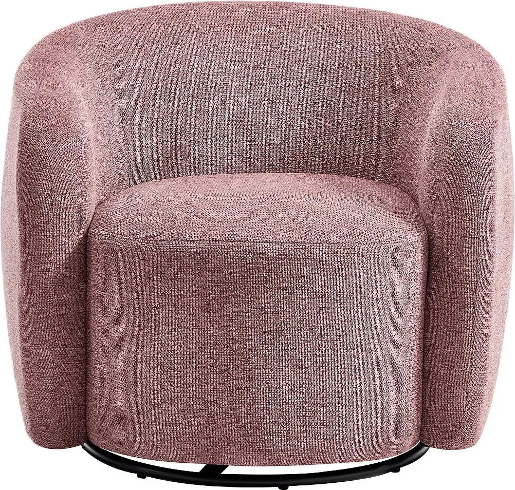 Fotel z czerwonej teksturowanej tkaniny VEREIDE