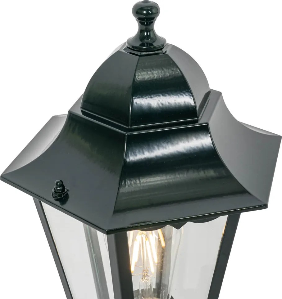 Klasyczna podstawa do latarni zewnętrznej ciemnozielona IP44 - Nowy Orlean