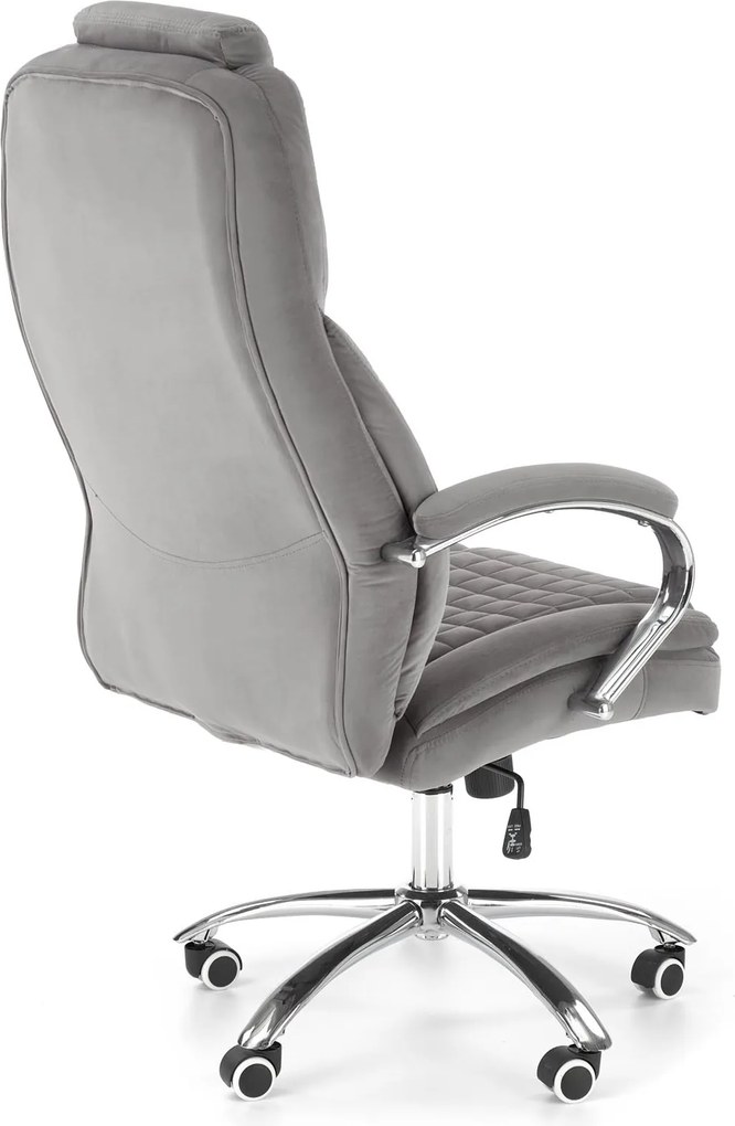 Fotel gabinetowy King 2 z tkaniny velvetowej