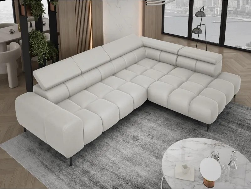 Narożnik PLAZA L Prawostronny w tkaninie Solar 03 WERSAL