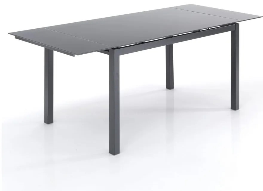 Rozkładany stół ze szklanym blatem 80x140 cm New Daily – Tomasucci