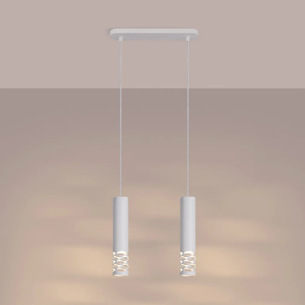 Lampa wisząca LIRO 2 biała SOLLUX LIGHTING
