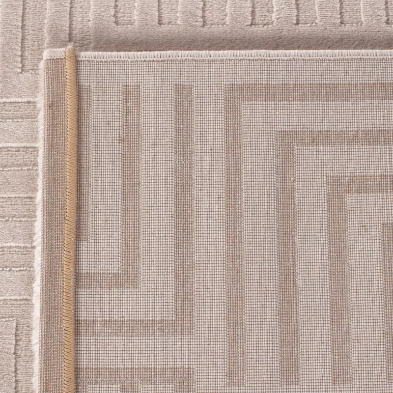 Dywan 3D nowoczesny Sahara Ornament beżowy 140 cm x 200 cm