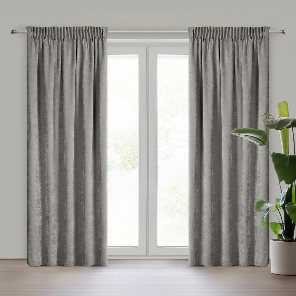 Nowoczesna zasłona Vani 140x270 gotowa na taśmie