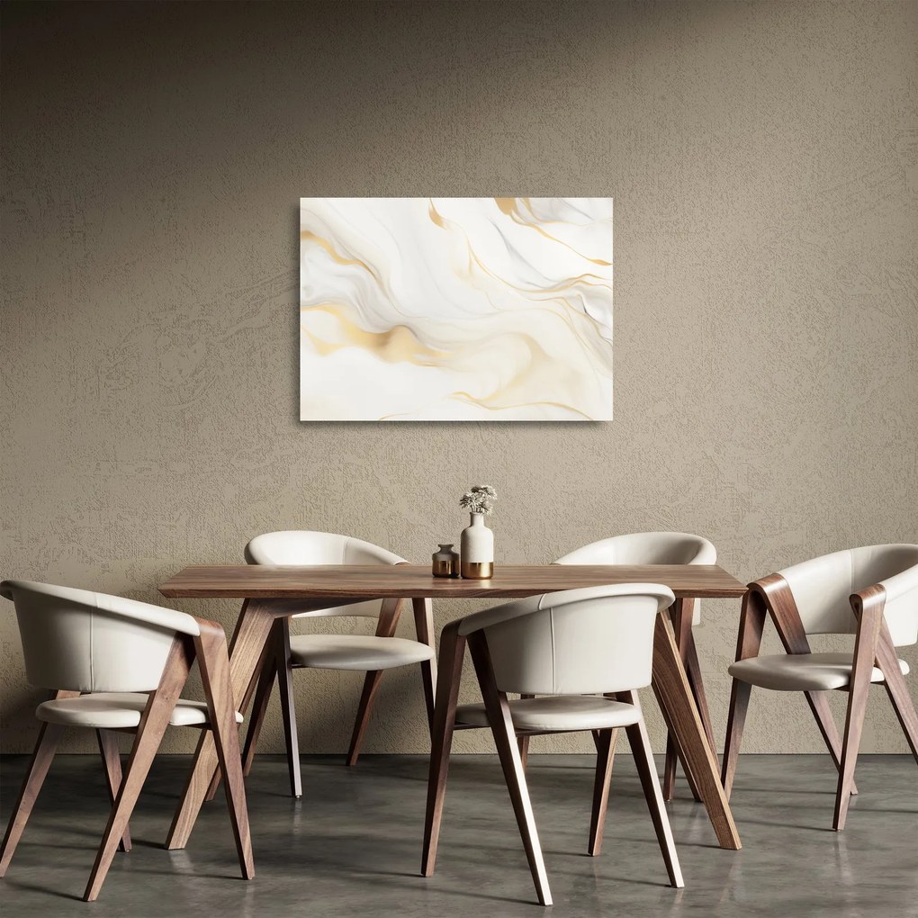 Obraz na szkle - Abstrakcja z dekoracją (70x50 cm)