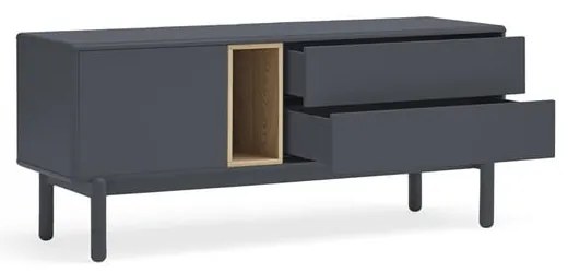Ciemnoszara szafka pod TV 140x56 cm Corvo – Teulat