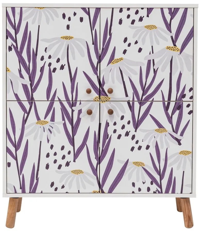 Biała szafka 95x111 cm Multilux – Kalune Design
