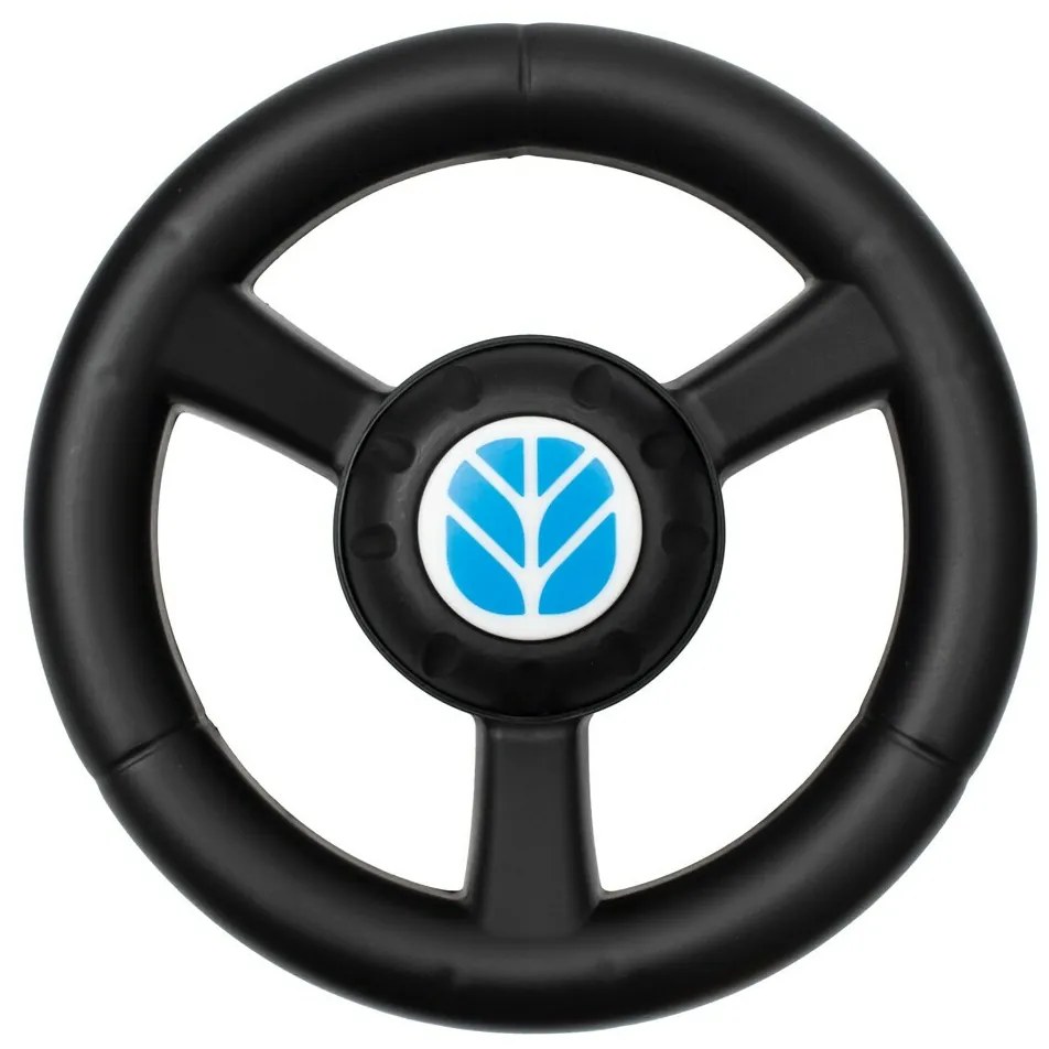 Baby Mix Odpychacz dla dzieci traktor z przyczepką i narzędziami New Holland, niebieski