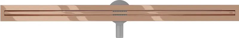 Mexen Flat 360° Slim odpływ liniowy obrotowy 110 cm, różowe złoto - 1641110