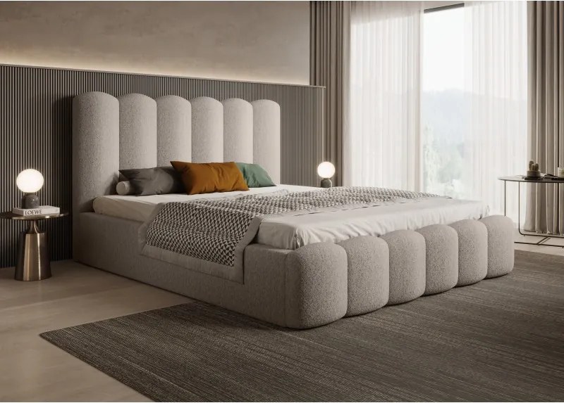 Łóżko Mona V 160 w tkaninie Abriamo 03