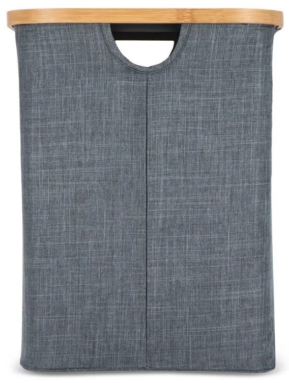 Kosz na pranie NOLVIO 50 L, niebieskoszary