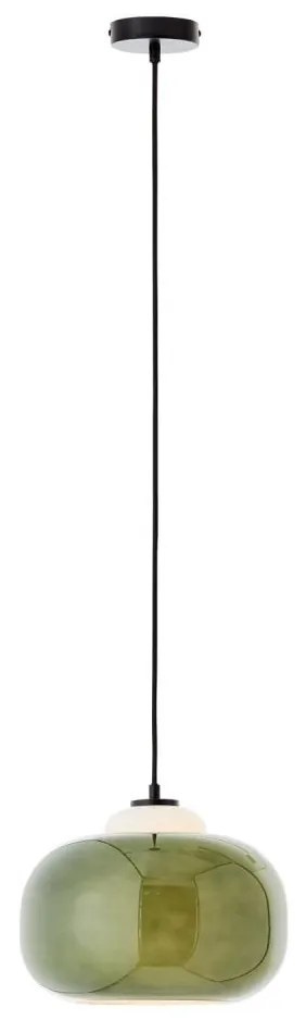 Brilliant - Lampa wisząca na przewodzie BLOP 1xE27/60W/230V zielona