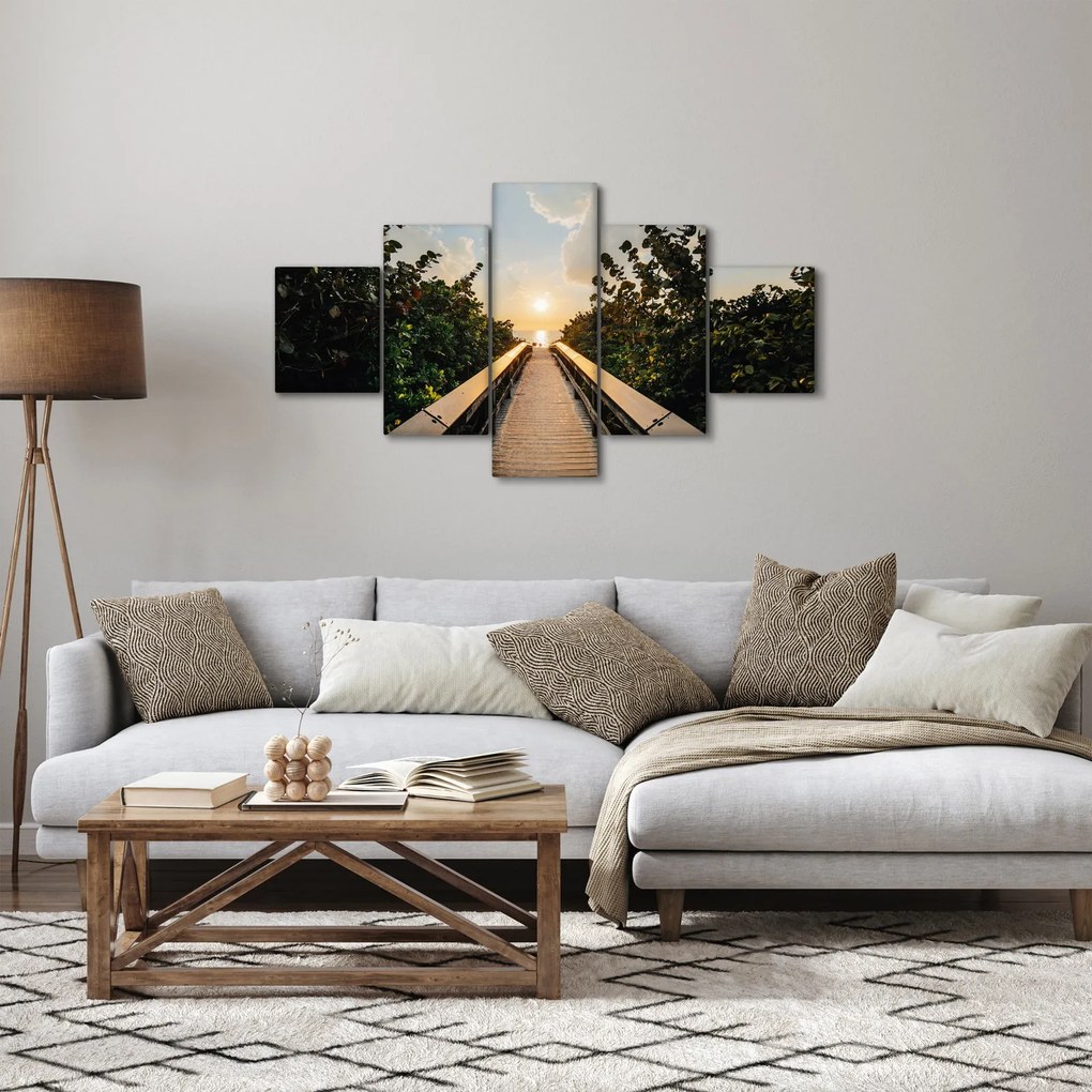 Obraz - droga do słońca (125x70 cm)