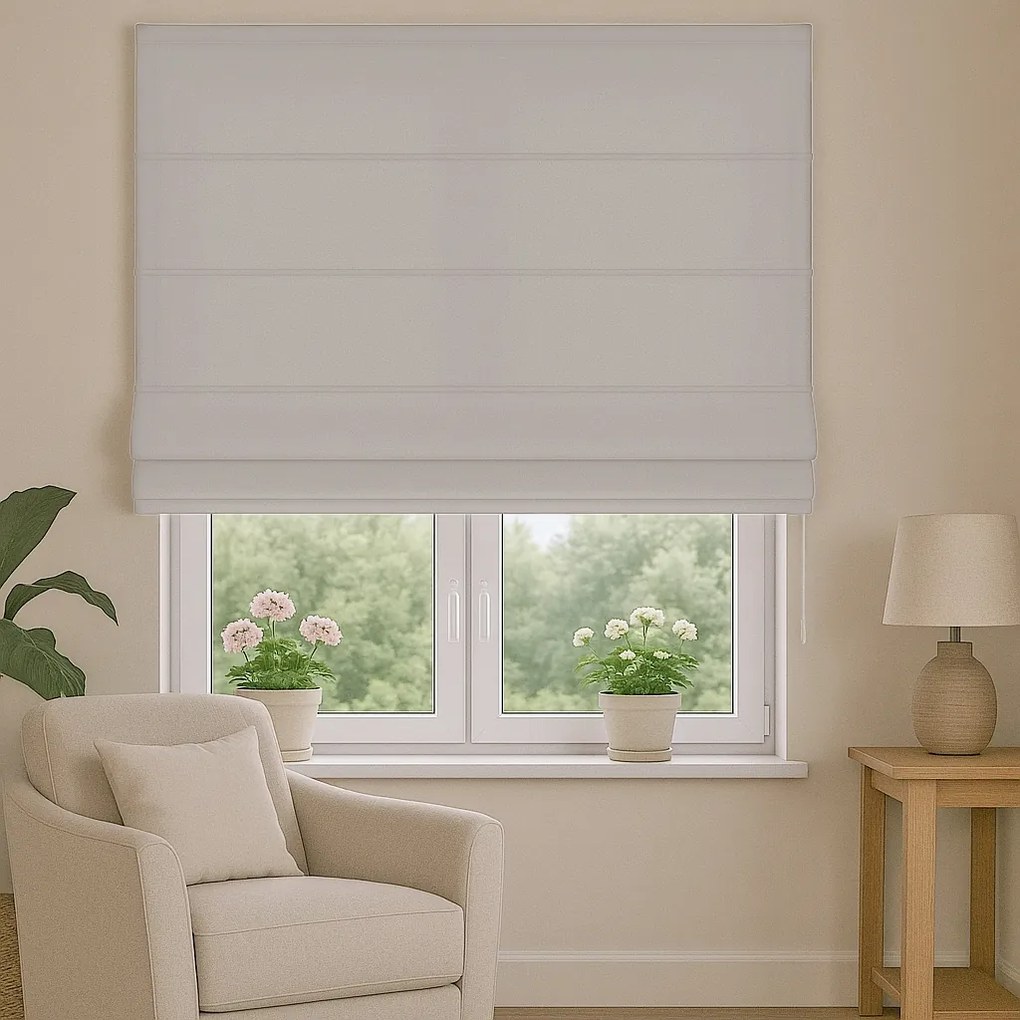 Roleta rzymska na wymiar Otto caffe latte półmatowy welur - do 200 cm