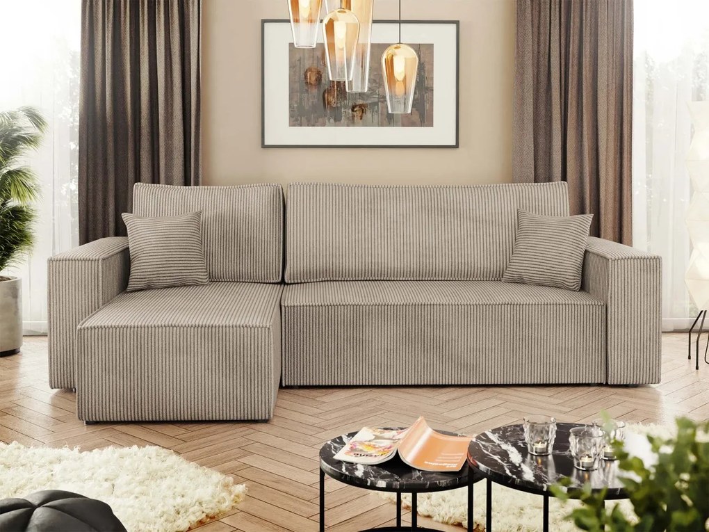 Narożnik z funkcją spania Kasjusz Sztruks