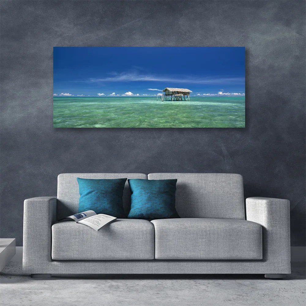 Obraz na płótnie Morski Horyzont o Poranku