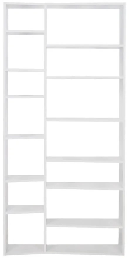 Biały regał 108x224 cm Valsa – TemaHome