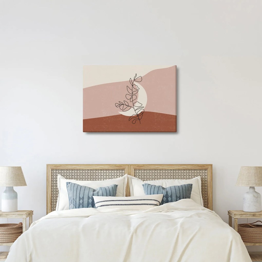 Obraz - Boho leaves N⁰2 (70x50 cm)