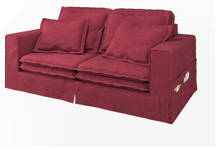 Czerwona sofa 196 cm Nora – Ropez