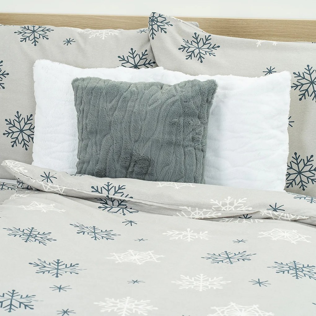 4Home Pościel flanelowa Snow Romance, 220 x 200 cm, 2 szt. 70 x 90 cm, 220 x 200 cm, 2 szt. 70 x 90 cm
