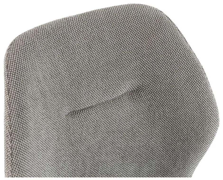 Jasnoszare tapicerowane krzesła zestaw 4 szt. Ansu – Marckeric