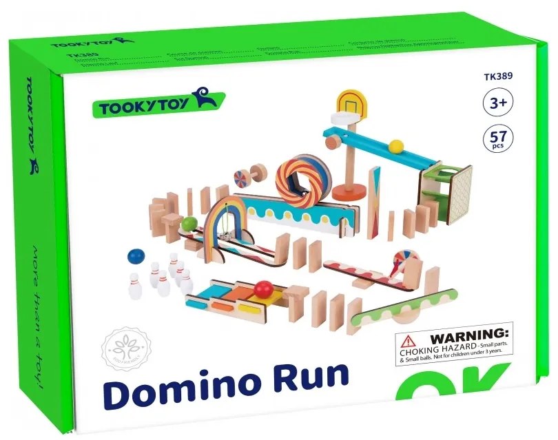 Tooky toy tor kulkowy kulodrom domino