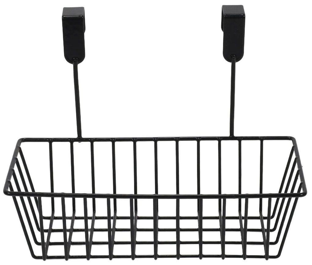 Metalowy koszyk do zawieszenia na drzwiach, 28 x 15 x 21 cm