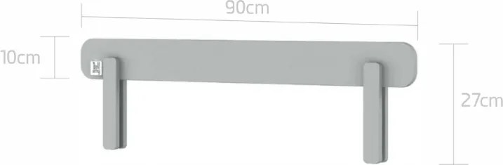 Łóżko dziecięce domek z szufladą Lotta Grey 90/200