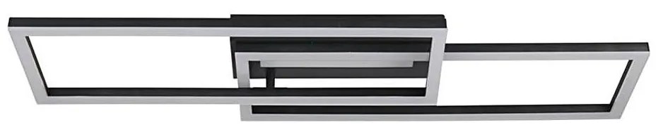 Searchlight 55624BK - Ściemnialna lampa sufitowa OVALOID LED/40W/230V 3000K 30x75 cm