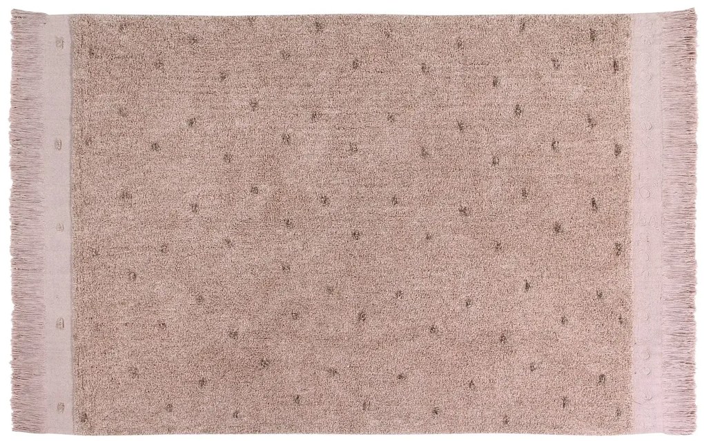 Dywan prostokątny LOREN 140x200 różowy bawełniany LORENA CANALS