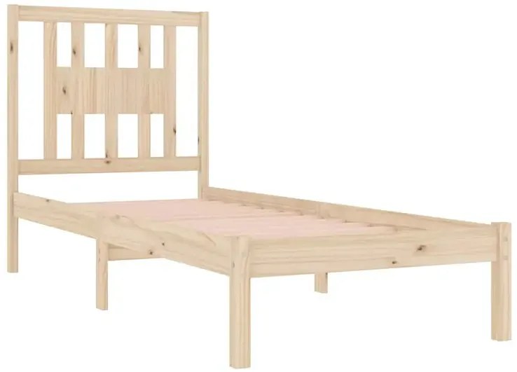 Pojedyncze naturalne łóżko sosnowe 90x200 K8-C96