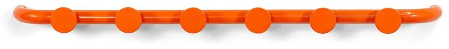 Pomarańczowy metalowy wieszak ścienny 75 cm Retro – Spinder Design