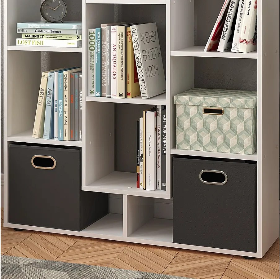 Półka obrotowa biały 107.2x29x143