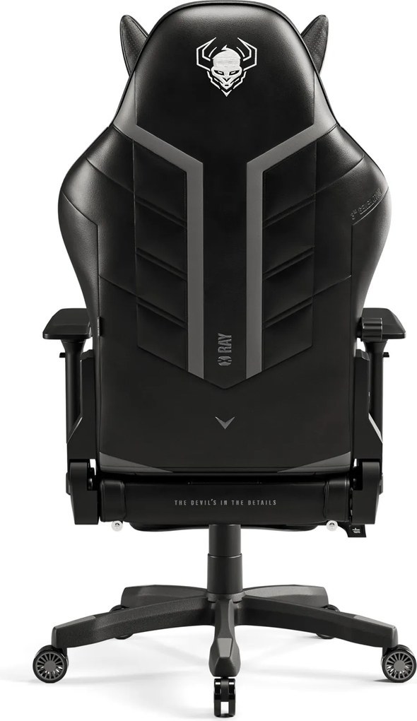Krzesło dla graczy Diablo X-Ray King Size czarno-szary