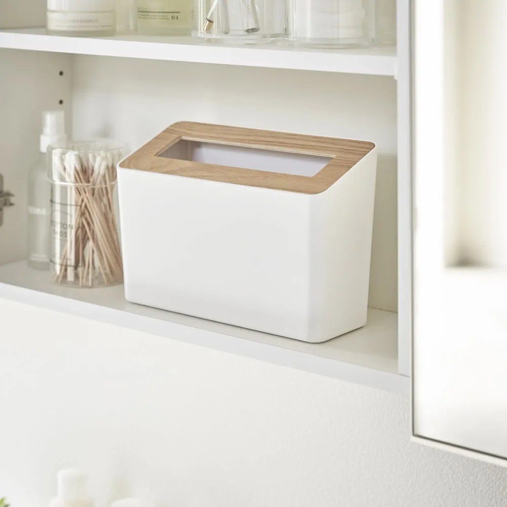 Biały biurowy plastikowy kosz na śmieci 2,3 l Rin – YAMAZAKI