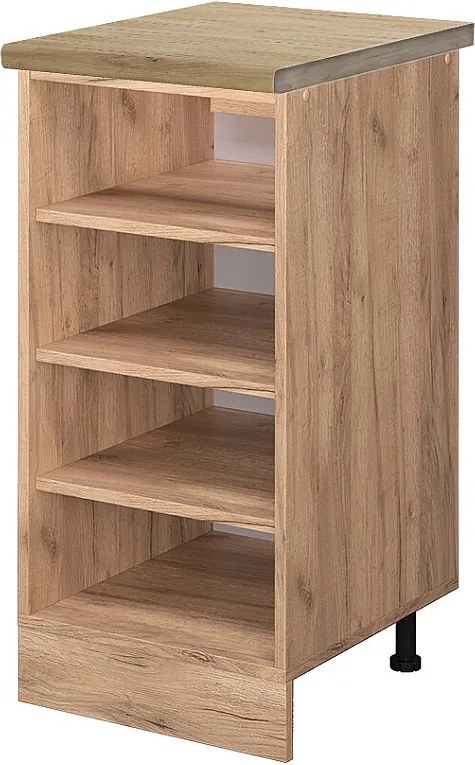 Półka kuchenna złoty dąb energetyczny 40x60x81.6 r-line