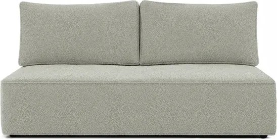 Sofa z Funkcją Spania MAVIA Szara Boucle Japandi