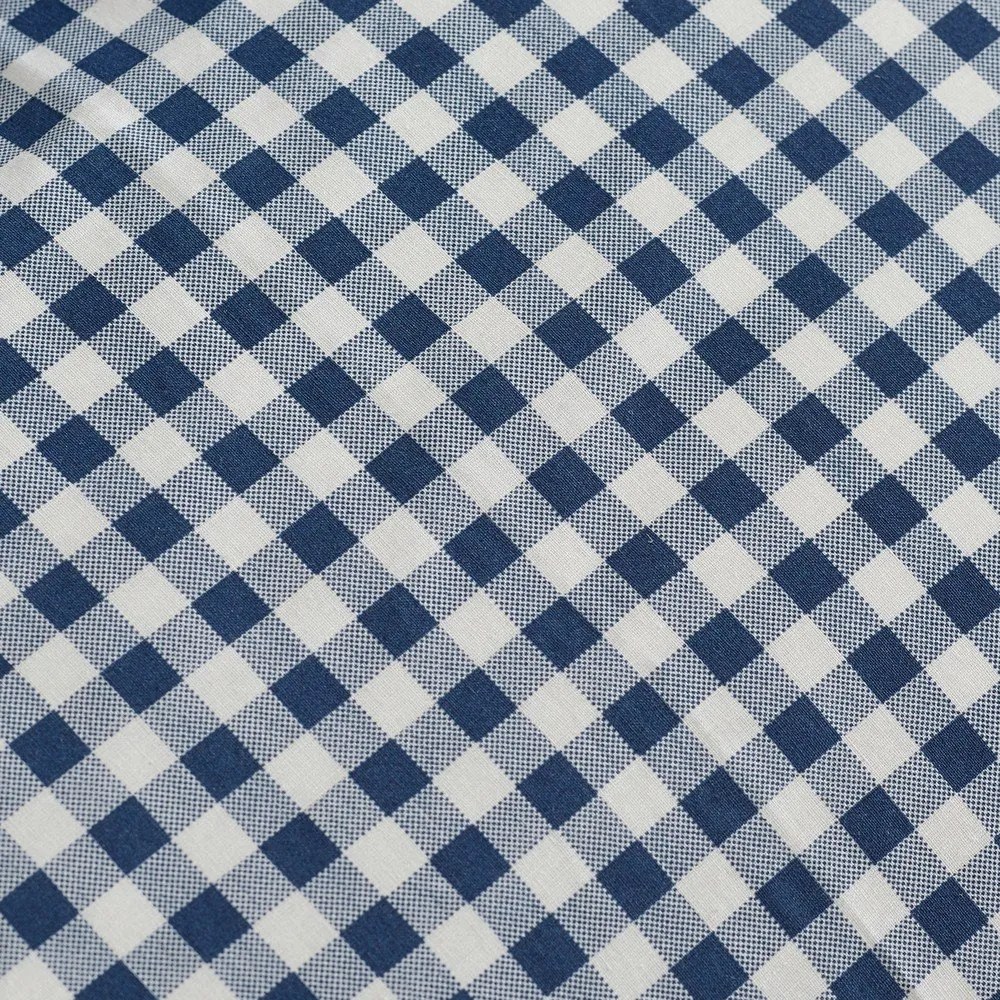 Ciemnoniebieska pościel dwuosobowa 3-częściowa 230x220 cm Bamford Gingham Check – Catherine Lansfield