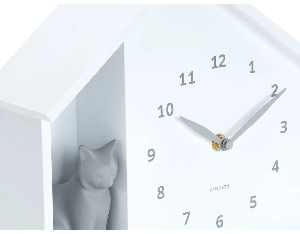 Zegar ścienny Sitting Cat – Karlsson