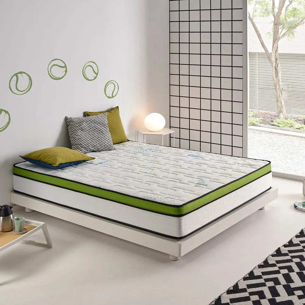 Twardy/średnio twardy piankowy materac dwustronny 180x200 cm Sport Energy Pro – Moonia