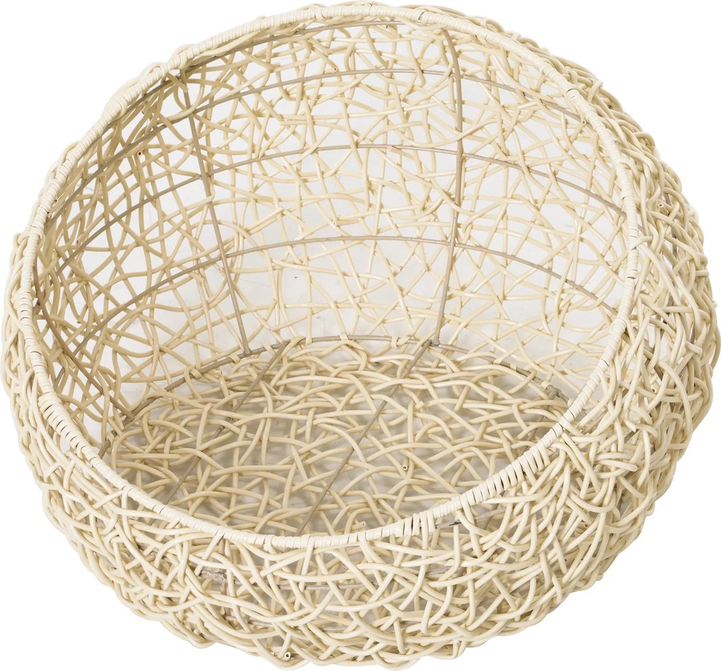 PawHut Łóżko dla Kota z Rattanu z Poduszką