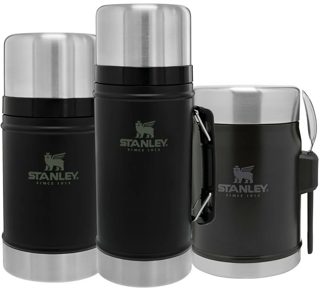 STANLEY Termos obiadowy Classic series 940 ml, czarny matowy